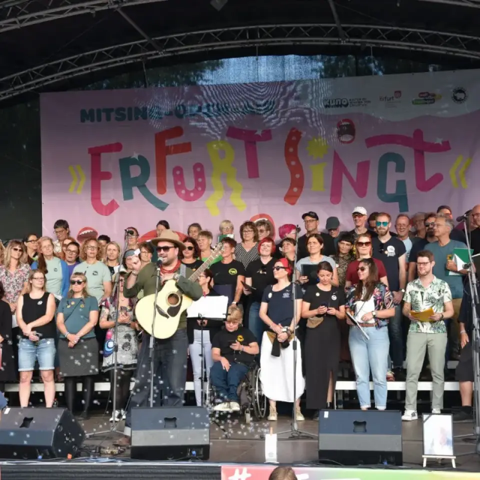 Erfurt singt im Sommer Cover